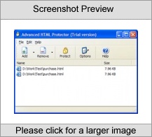 Advanced HTML Protector Screenshot